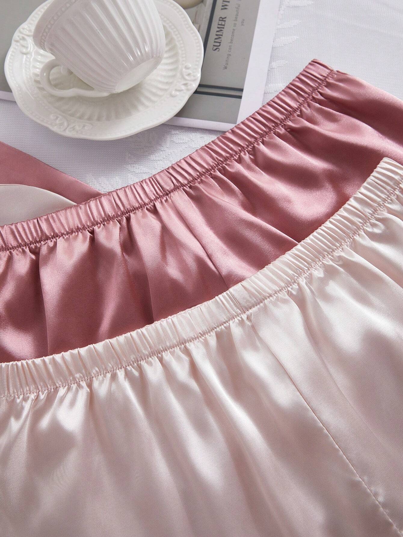 Pijama 2 piezas seda
