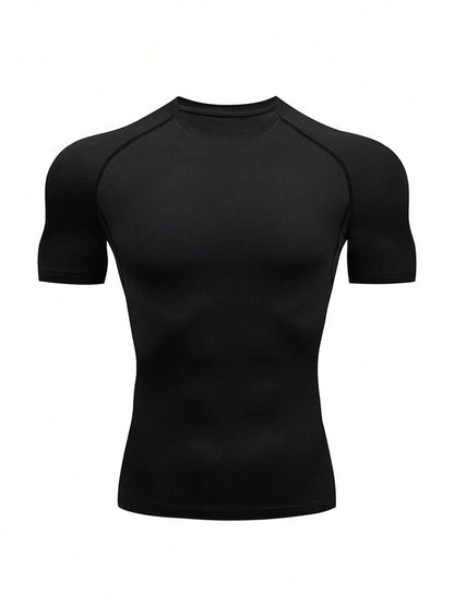 camiseta deportiva compresiva hombre