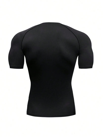 camiseta deportiva compresiva hombre