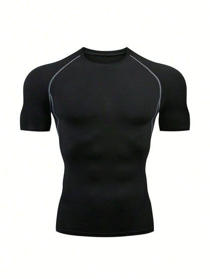 camiseta deportiva compresiva hombre