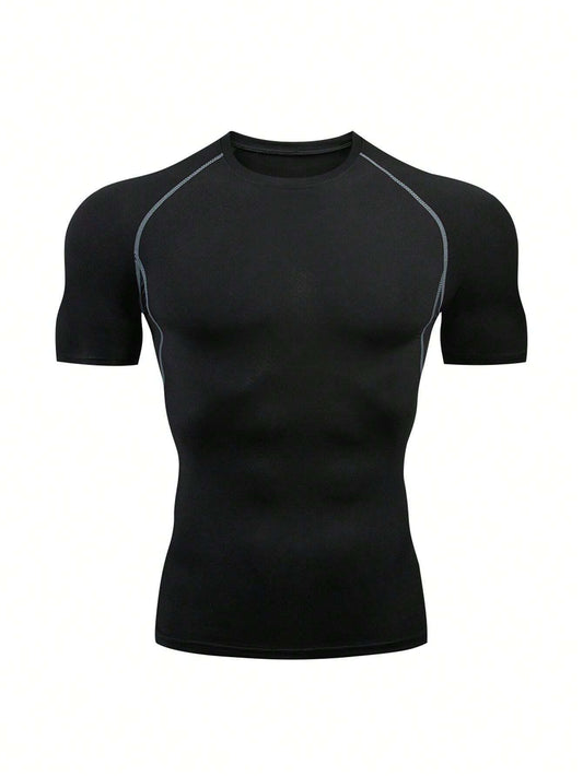camiseta deportiva compresiva hombre