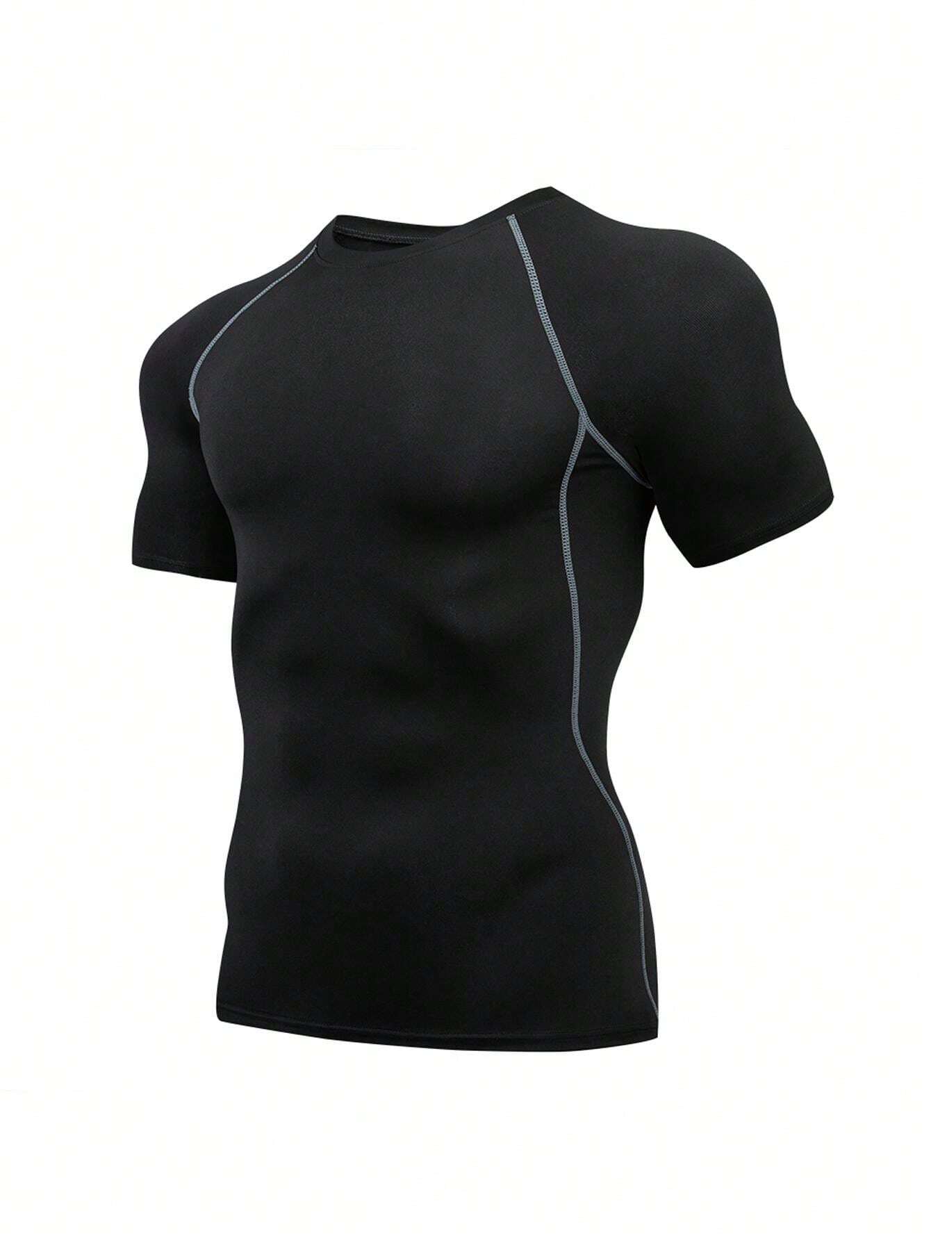 camiseta deportiva compresiva hombre