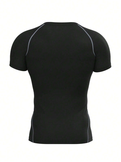 camiseta deportiva compresiva hombre