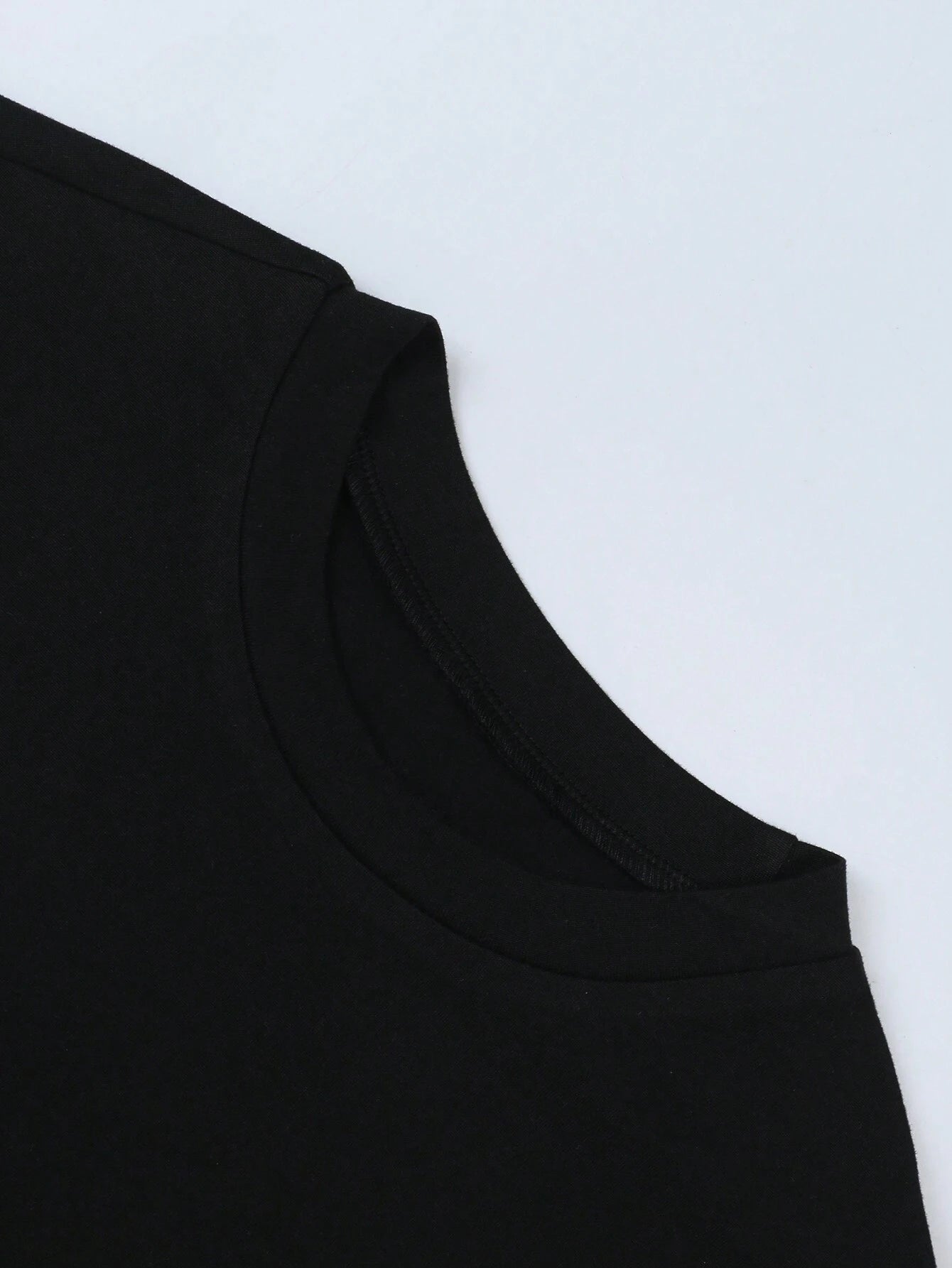camiseta manga corta unicolor
