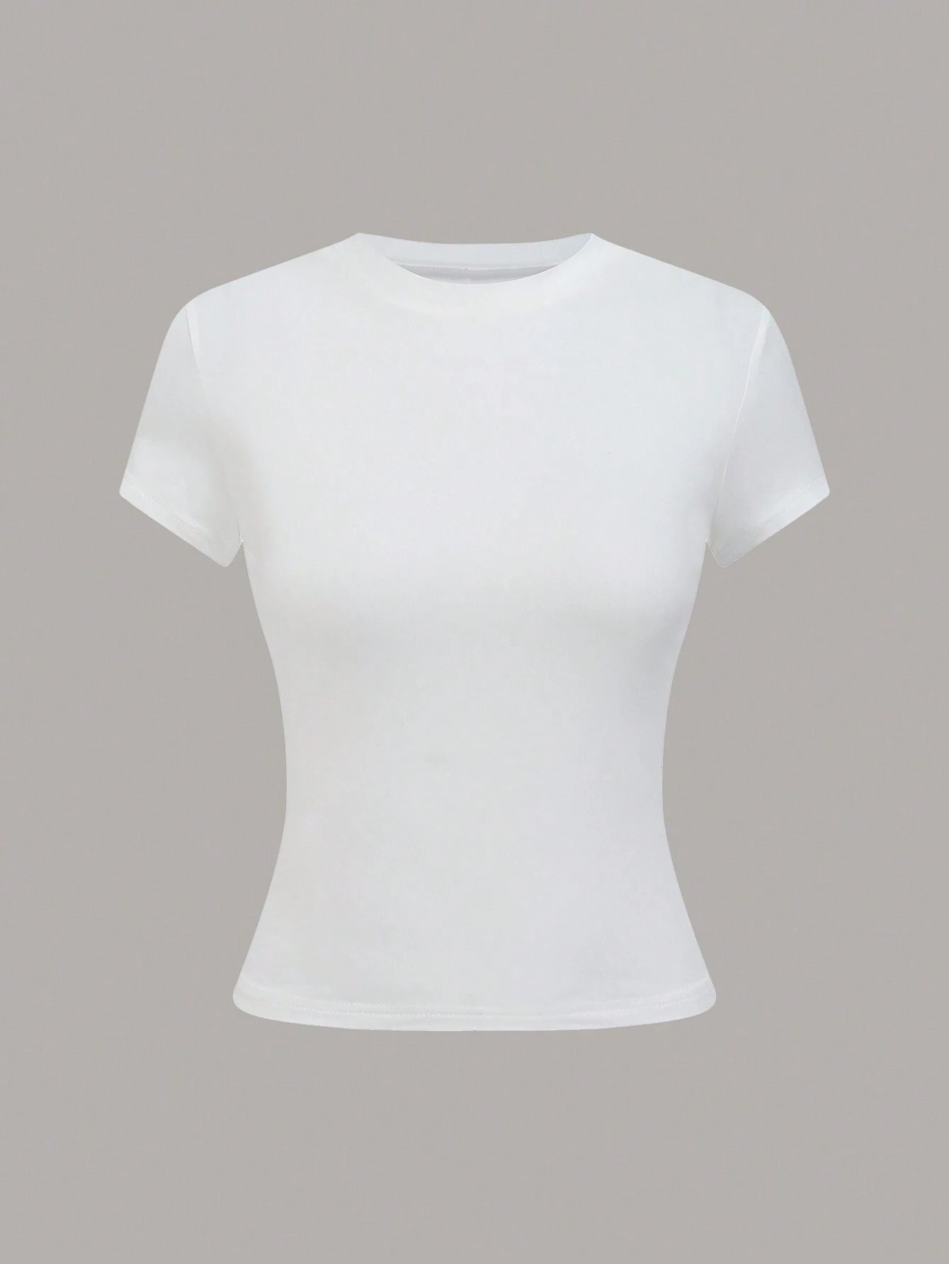 camiseta manga corta unicolor