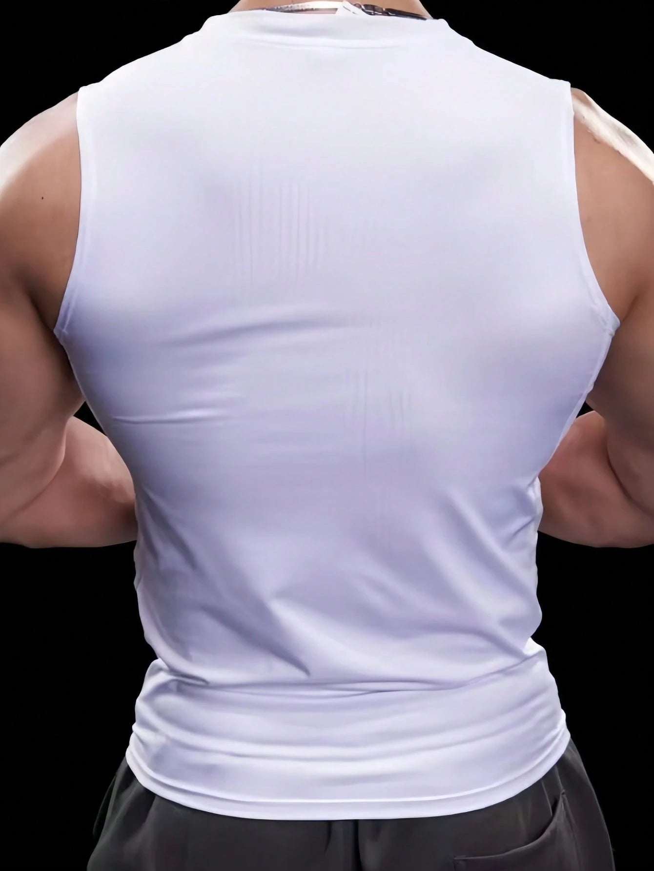 Camiseta de compresión sin mangas