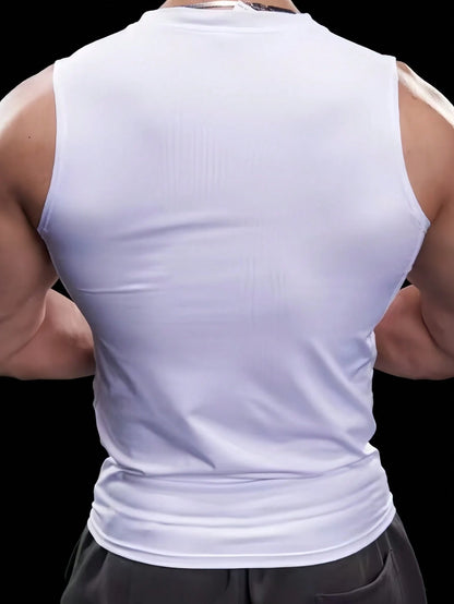 Camiseta de compresión sin mangas