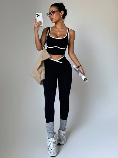 Conjunto de ropa deportiva sin costura
