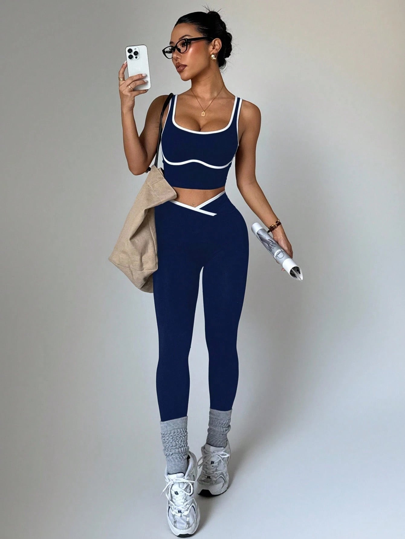 Conjunto de ropa deportiva sin costura