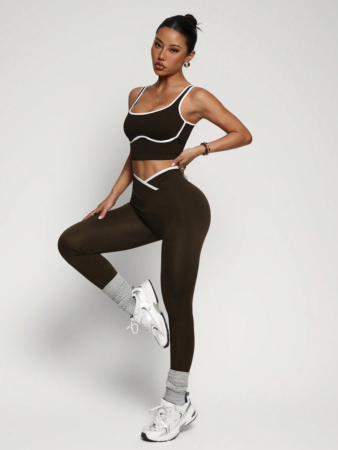 Conjunto de ropa deportiva sin costura